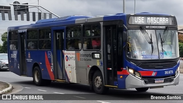 Empresa de Ônibus Vila Galvão 30.673 na cidade de São Paulo, São Paulo, Brasil, por Brenno Santos. Número da foto: #13269782.