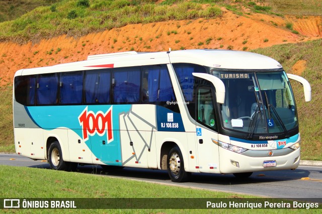 Auto Viação 1001 RJ 108.858 na cidade de Aparecida, São Paulo, Brasil, por Paulo Henrique Pereira Borges. Número da foto: #13270813.