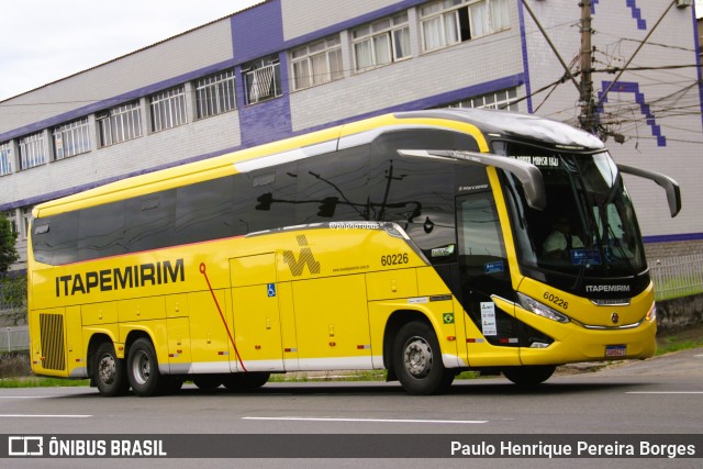 Viação Nova Itapemirim 60226 na cidade de Volta Redonda, Rio de Janeiro, Brasil, por Paulo Henrique Pereira Borges. Número da foto: #13270875.