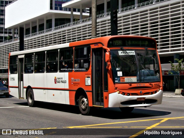 TRANSPPASS - Transporte de Passageiros 8 1114 na cidade de São Paulo, São Paulo, Brasil, por Hipólito Rodrigues. Número da foto: #13271188.