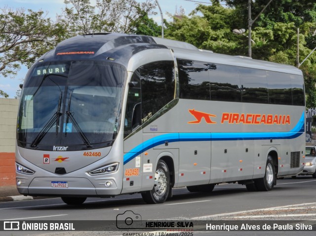 Viação Piracicabana 462450 na cidade de Campinas, São Paulo, Brasil, por Henrique Alves de Paula Silva. Número da foto: #13269435.