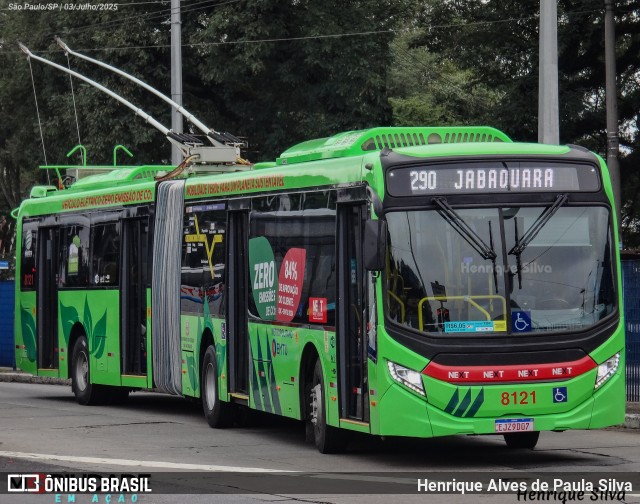Next Mobilidade - ABC Sistema de Transporte 8121 na cidade de São Paulo, São Paulo, Brasil, por Henrique Alves de Paula Silva. Número da foto: #13269402.
