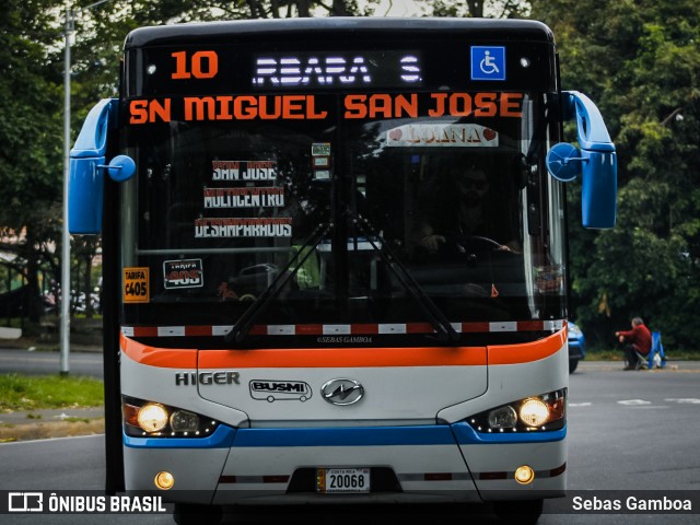 Buses San Miguel Higuito BUSMI 10 na cidade de San José, San José, Costa Rica, por Sebas Gamboa. Número da foto: #13269988.