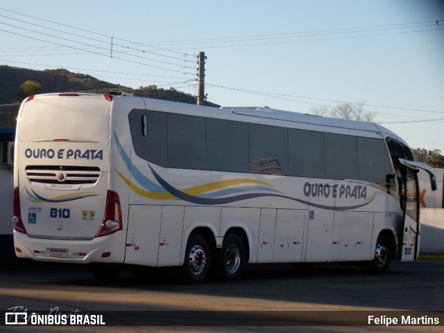 Viação Ouro e Prata 810 na cidade de Santana do Livramento, Rio Grande do Sul, Brasil, por Felipe Martins. Número da foto: #13269593.