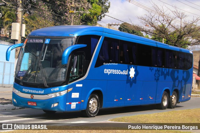 Expresso do Sul 17109 na cidade de Volta Redonda, Rio de Janeiro, Brasil, por Paulo Henrique Pereira Borges. Número da foto: #13270851.