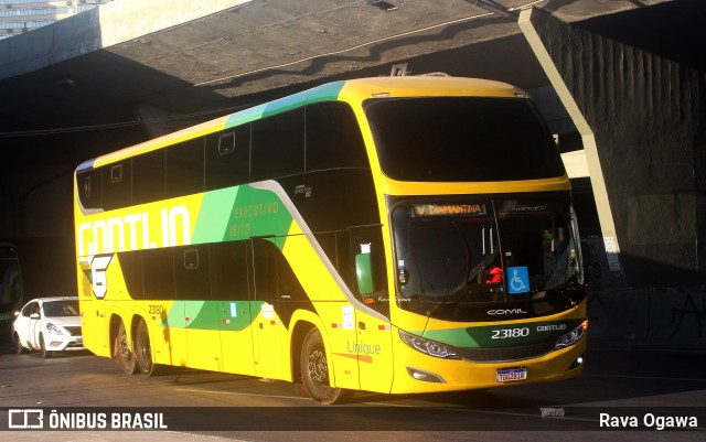 Empresa Gontijo de Transportes 23180 na cidade de Belo Horizonte, Minas Gerais, Brasil, por Rava Ogawa. Número da foto: #13270601.