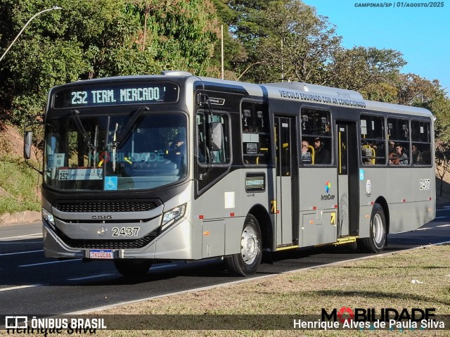 Expresso CampiBus 2437 na cidade de Campinas, São Paulo, Brasil, por Henrique Alves de Paula Silva. Número da foto: #13269475.
