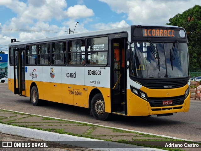 Belém Rio Transportes BD-88908 na cidade de Belém, Pará, Brasil, por Adriano Castro. Número da foto: #13270939.