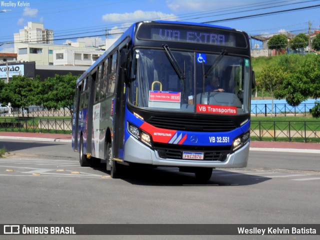 VB Transportes e Turismo VB-32.551 na cidade de Porto Feliz, São Paulo, Brasil, por Weslley Kelvin Batista. Número da foto: #13269467.