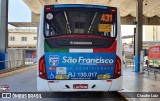 Expresso São Francisco RJ 130.017 na cidade de Nilópolis, Rio de Janeiro, Brasil, por Claudio Luiz. Número da foto: #:id.