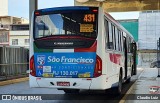 Expresso São Francisco RJ 130.017 na cidade de Nilópolis, Rio de Janeiro, Brasil, por Claudio Luiz. Número da foto: #:id.