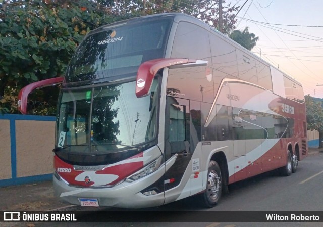 Viação Serro 46024 na cidade de Caldas Novas, Goiás, Brasil, por Wilton Roberto. Número da foto: #13271581.