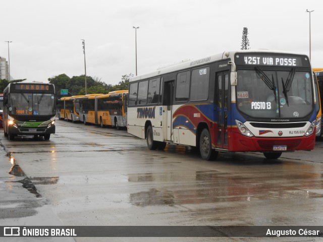 Transportadora Tinguá RJ 156.024 na cidade de Rio de Janeiro, Rio de Janeiro, Brasil, por Augusto César. Número da foto: #13273051.