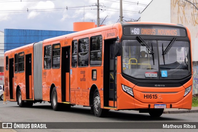 Auto Viação Redentor HI615 na cidade de Curitiba, Paraná, Brasil, por Matheus Ribas. Número da foto: #13273728.