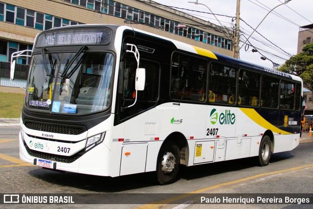 Viação Elite 2407 na cidade de Volta Redonda, Rio de Janeiro, Brasil, por Paulo Henrique Pereira Borges. Número da foto: #13273282.