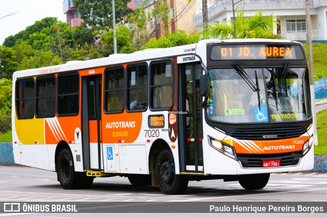 Autotrans > Turilessa 7020 na cidade de Varginha, Minas Gerais, Brasil, por Paulo Henrique Pereira Borges. Número da foto: #13273251.
