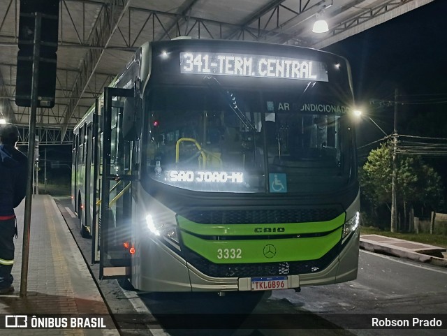 Expresso Maringá São José dos Campos 3332 na cidade de São José dos Campos, São Paulo, Brasil, por Robson Prado. Número da foto: #13274207.