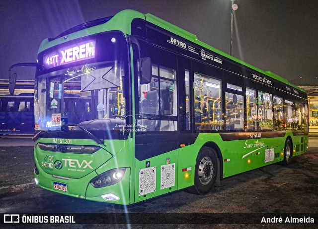 Transportes Santo Antônio RJ 161.301 na cidade de Rio de Janeiro, Rio de Janeiro, Brasil, por André Almeida. Número da foto: #13273982.