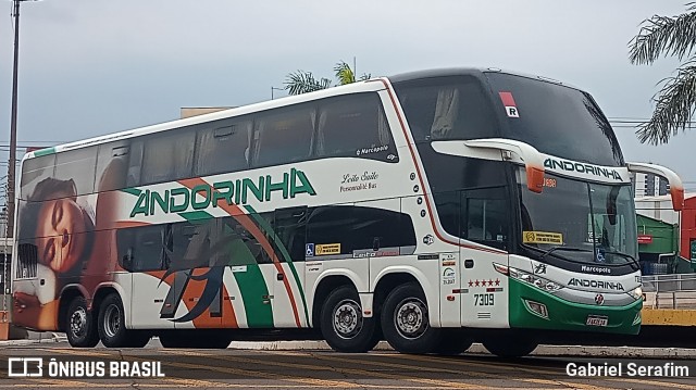 Empresa de Transportes Andorinha 7309 na cidade de Londrina, Paraná, Brasil, por Gabriel Serafim. Número da foto: #13273861.