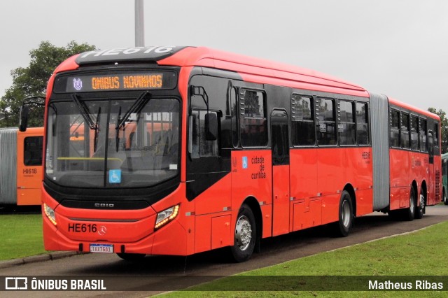 Auto Viação Redentor HE616 na cidade de Curitiba, Paraná, Brasil, por Matheus Ribas. Número da foto: #13273725.