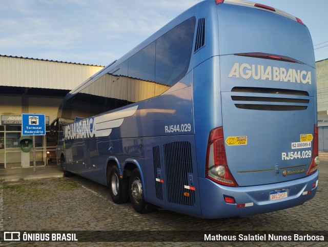 Viação Águia Branca RJ 544.029 na cidade de Ponto Belo, Espírito Santo, Brasil, por Matheus Salatiel Nunes Barbosa. Número da foto: #13271566.