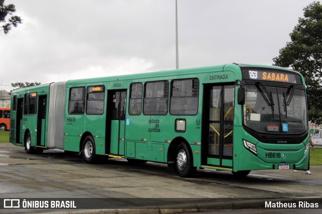 Auto Viação Redentor HB616 na cidade de Curitiba, Paraná, Brasil, por Matheus Ribas. Número da foto: #13273724.