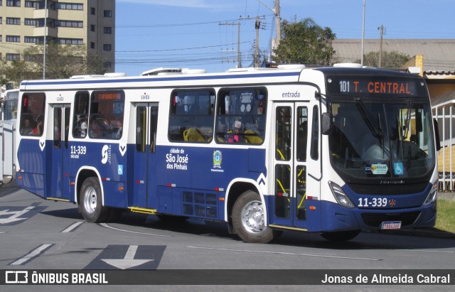Auto Viação São José dos Pinhais 11-339 na cidade de São José dos Pinhais, Paraná, Brasil, por Jonas de Almeida Cabral. Número da foto: #13273945.
