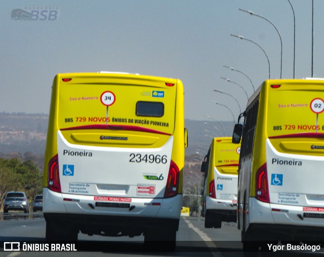 Viação Pioneira 234966 na cidade de Brasília, Distrito Federal, Brasil, por Ygor Busólogo. Número da foto: #13271693.