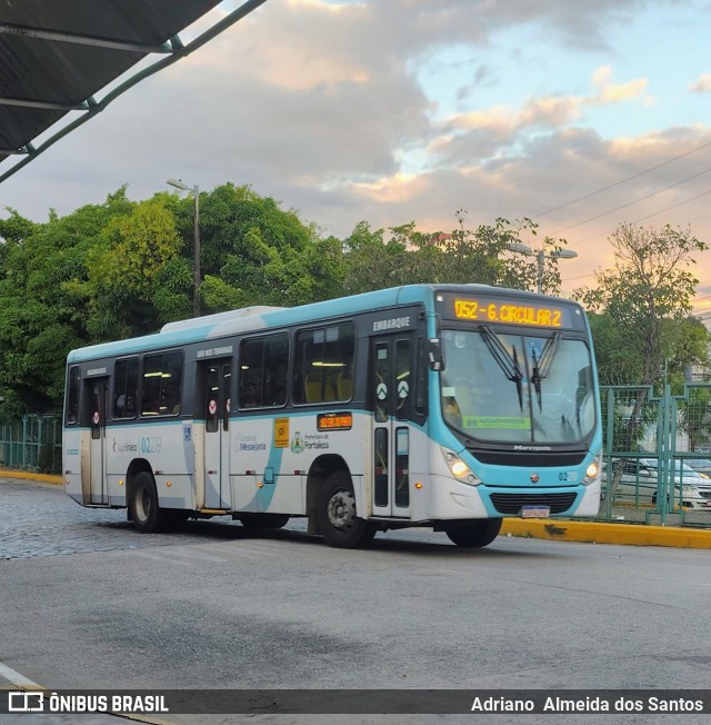 Viação Fortaleza 02219 na cidade de Fortaleza, Ceará, Brasil, por Adriano  Almeida dos Santos. Número da foto: #13271601.