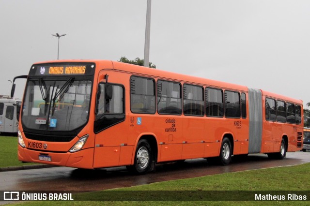 Viação Tamandaré KI603 na cidade de Curitiba, Paraná, Brasil, por Matheus Ribas. Número da foto: #13273813.