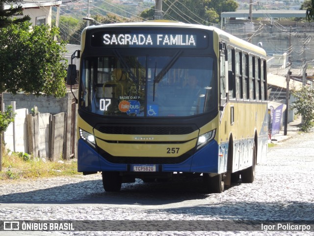 Trancid - Transporte Cidade de Divinópolis 257 na cidade de Divinópolis, Minas Gerais, Brasil, por Igor Policarpo. Número da foto: #13274257.