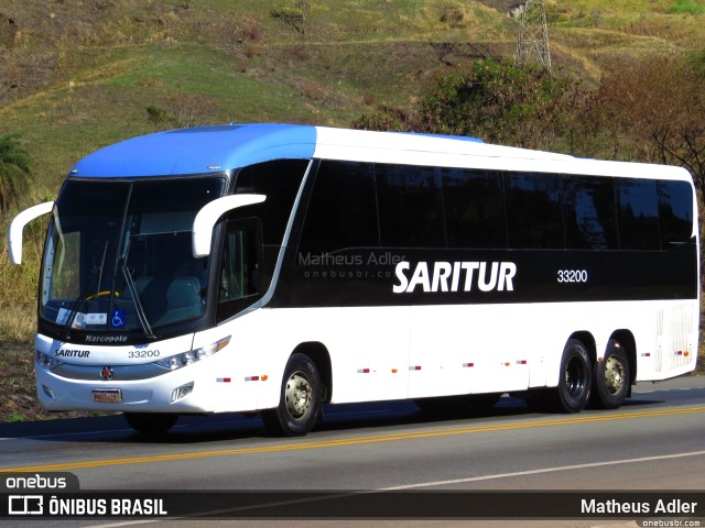 Saritur - Santa Rita Transporte Urbano e Rodoviário 33200 na cidade de Belo Horizonte, Minas Gerais, Brasil, por Matheus Adler. Número da foto: #13273143.