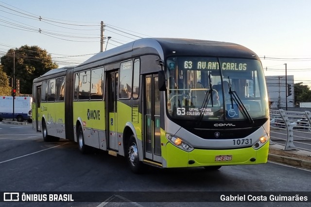Milênio Transportes 10731 na cidade de Belo Horizonte, Minas Gerais, Brasil, por Gabriel Costa Guimarães. Número da foto: #13273100.