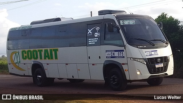 COOTAIT - Cooperativa de Transporte Rodoviário de Passageiros CH 075 na cidade de Santarém, Pará, Brasil, por Lucas Welter. Número da foto: #13273426.