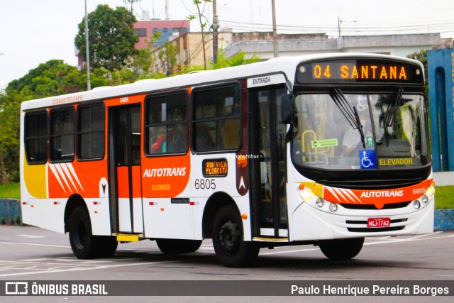 Autotrans > Turilessa 6805 na cidade de Varginha, Minas Gerais, Brasil, por Paulo Henrique Pereira Borges. Número da foto: #13273240.