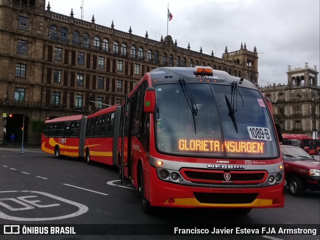 Metrobús Ciudad de México 1089B na cidade de Ciudad de México, México, por Francisco Javier Esteva FJA Armstrong. Número da foto: #13271621.