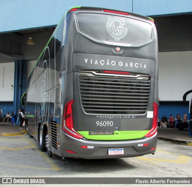 Viação Garcia 96090 na cidade de Sorocaba, São Paulo, Brasil, por Flavio Alberto Fernandes. Número da foto: #13272823.