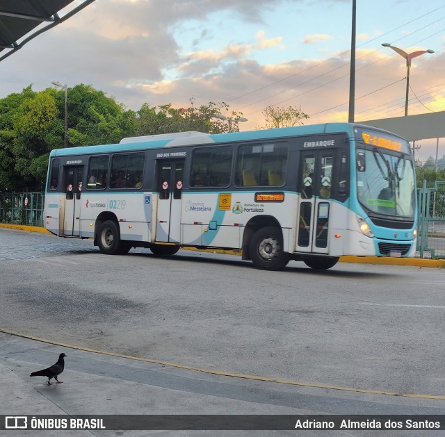 Viação Fortaleza 02219 na cidade de Fortaleza, Ceará, Brasil, por Adriano  Almeida dos Santos. Número da foto: #13271589.