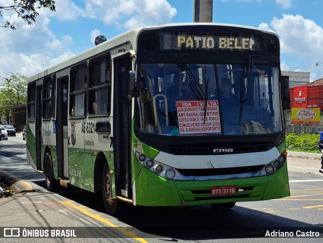 Transurb AE-63214 na cidade de Belém, Pará, Brasil, por Adriano Castro. Número da foto: #13272609.