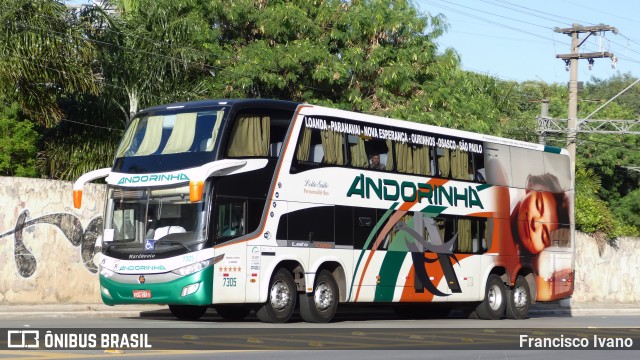Empresa de Transportes Andorinha 7305 na cidade de São Paulo, São Paulo, Brasil, por Francisco Ivano. Número da foto: #13274128.