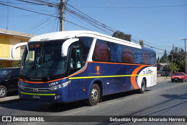Pullman Link 722 na cidade de Rancagua, Cachapoal, Libertador General Bernardo O'Higgins, Chile, por Sebastián Ignacio Alvarado Herrera. Número da foto: #13272634.