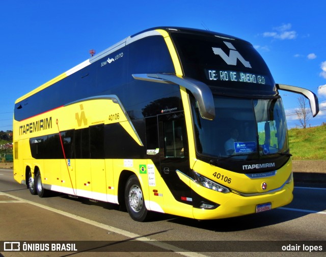 Viação Nova Itapemirim 40106 na cidade de Caçapava, São Paulo, Brasil, por odair lopes. Número da foto: #13273949.