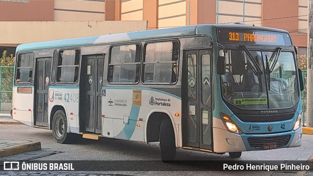 Auto Viação Dragão do Mar 42408 na cidade de Fortaleza, Ceará, Brasil, por Pedro Henrique Pinheiro. Número da foto: #13272308.