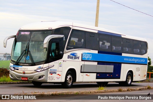 Auto Viação Bragança 18.034 na cidade de Varginha, Minas Gerais, Brasil, por Paulo Henrique Pereira Borges. Número da foto: #13273272.