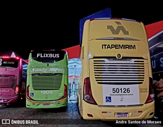 Viação Nova Itapemirim 50126 na cidade de Registro, São Paulo, Brasil, por Andre Santos de Moraes. Número da foto: #13271881.