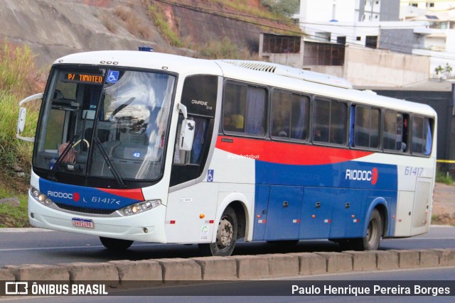Viação Riodoce 61417 na cidade de Caratinga, Minas Gerais, Brasil, por Paulo Henrique Pereira Borges. Número da foto: #13273196.