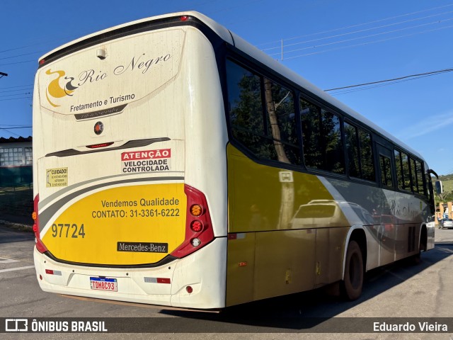 Rio Negro Fretamento e Turismo 97724 na cidade de Conselheiro Lafaiete, Minas Gerais, Brasil, por Eduardo Vieira. Número da foto: #13272303.