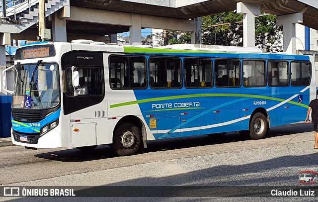 Viação Ponte Coberta RJ 190.068 na cidade de Nilópolis, Rio de Janeiro, Brasil, por Claudio Luiz. Número da foto: #13272606.