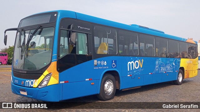 Londrisul Transportes Coletivos 7013 na cidade de Londrina, Paraná, Brasil, por Gabriel Serafim. Número da foto: #13271488.