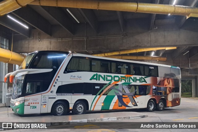 Empresa de Transportes Andorinha 7304 na cidade de São Paulo, São Paulo, Brasil, por Andre Santos de Moraes. Número da foto: #13271844.